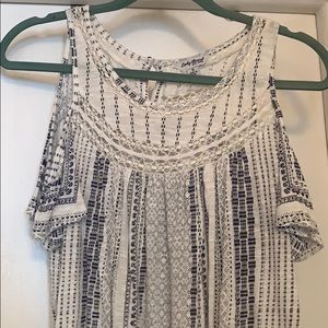 Lucky brand cold shoulder top